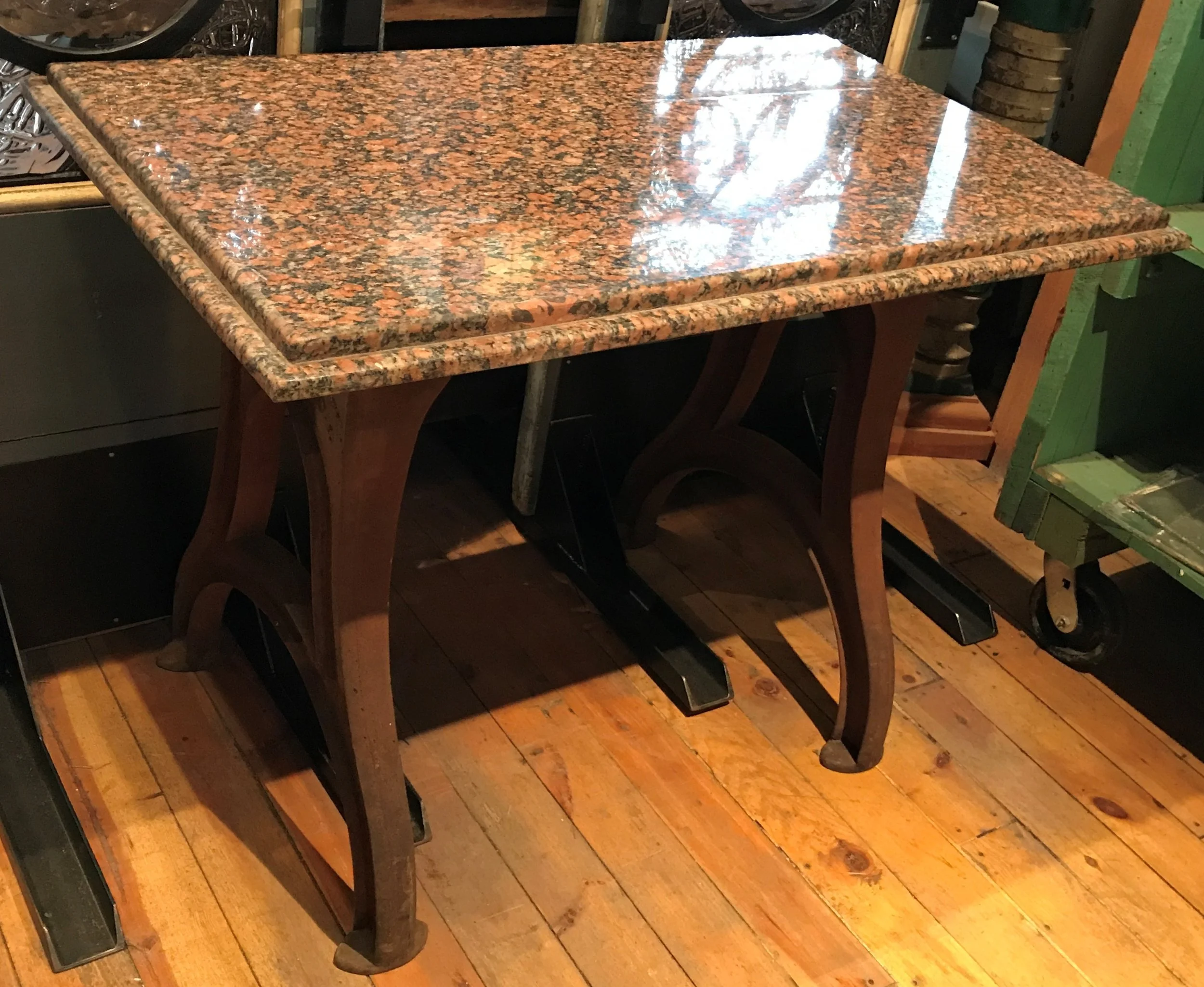  Antique Cast Iron Machine Base Table