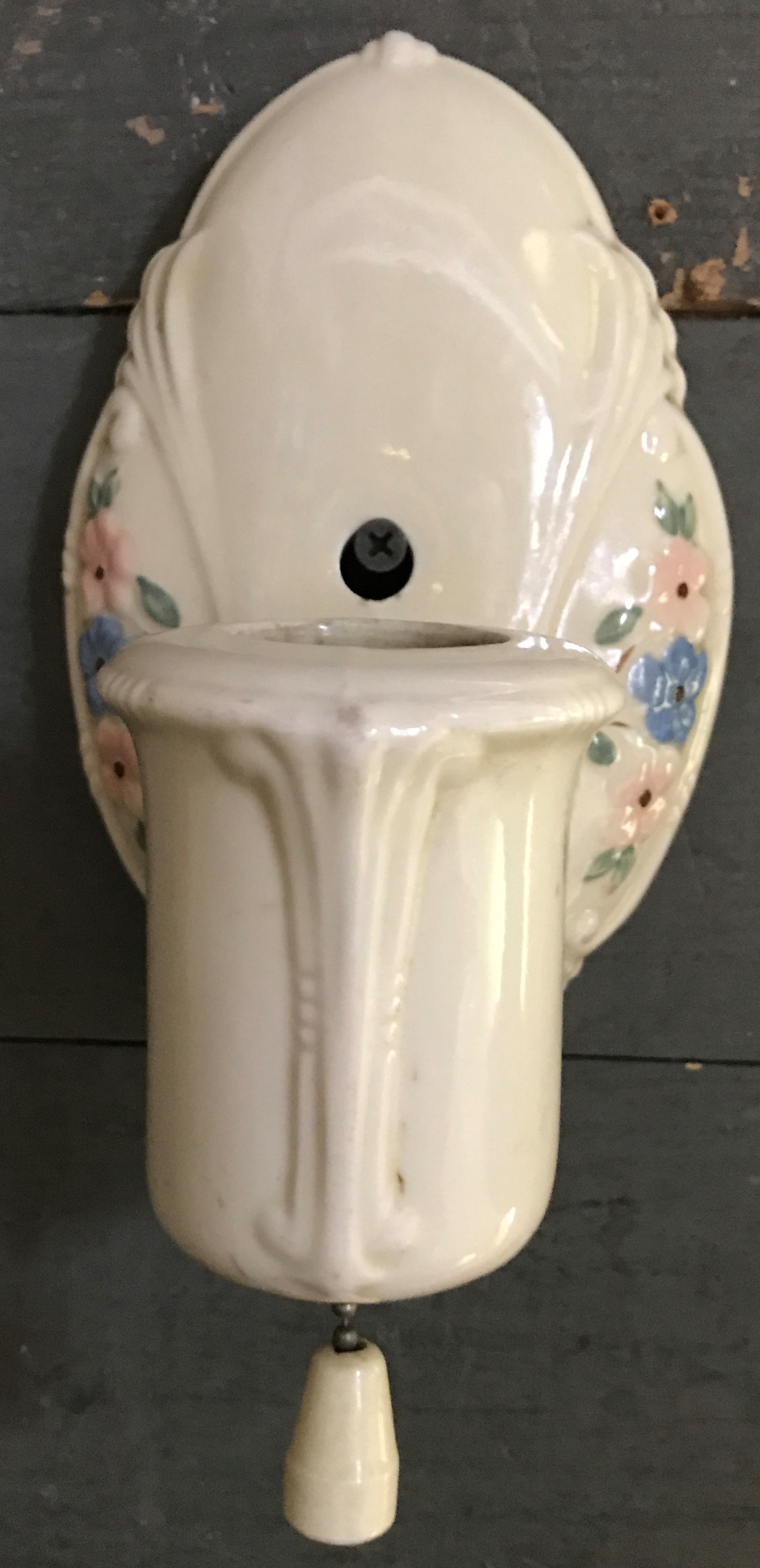 1920's Porcelain Wall Sconce
