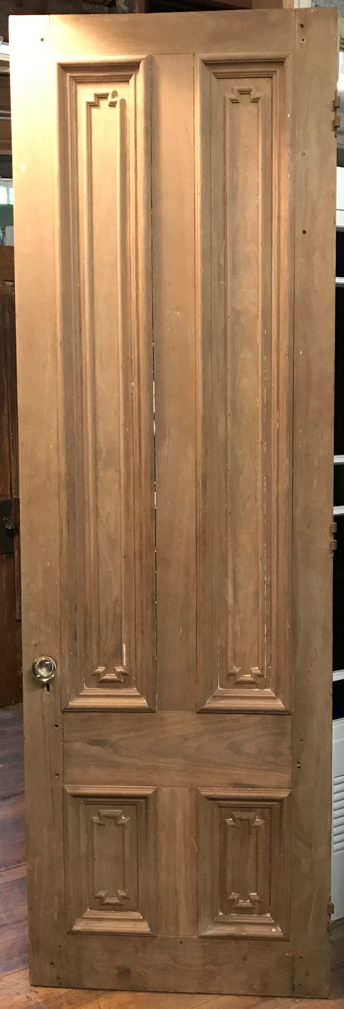 Antique Oversized Paneled Door