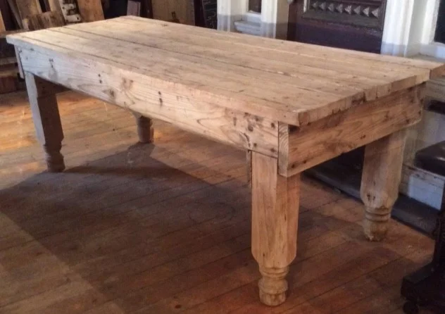 SOLD! Rustic Reclaimed display table/desk