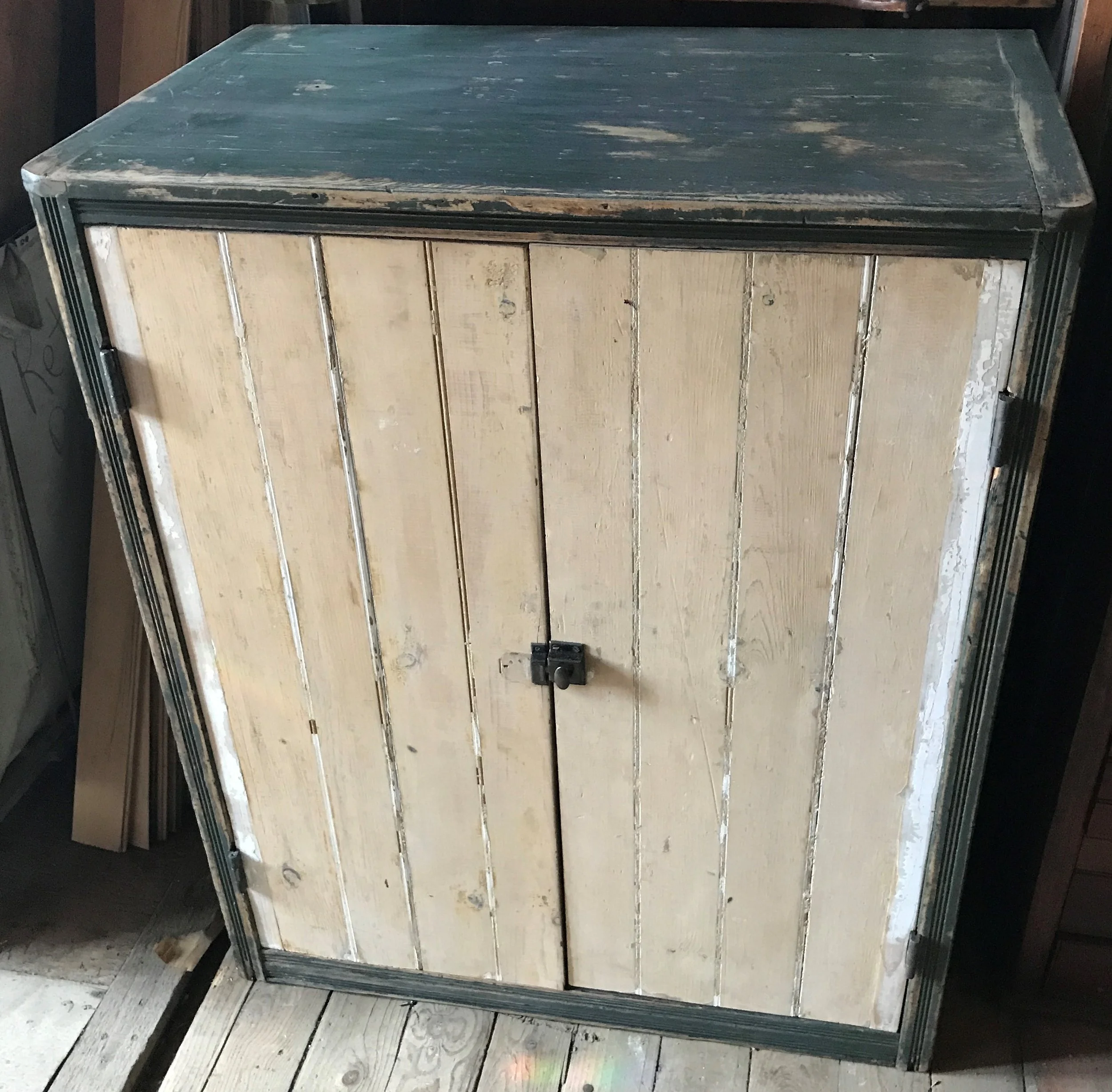 SOLD!  Antique Repurposed Print Cabinet