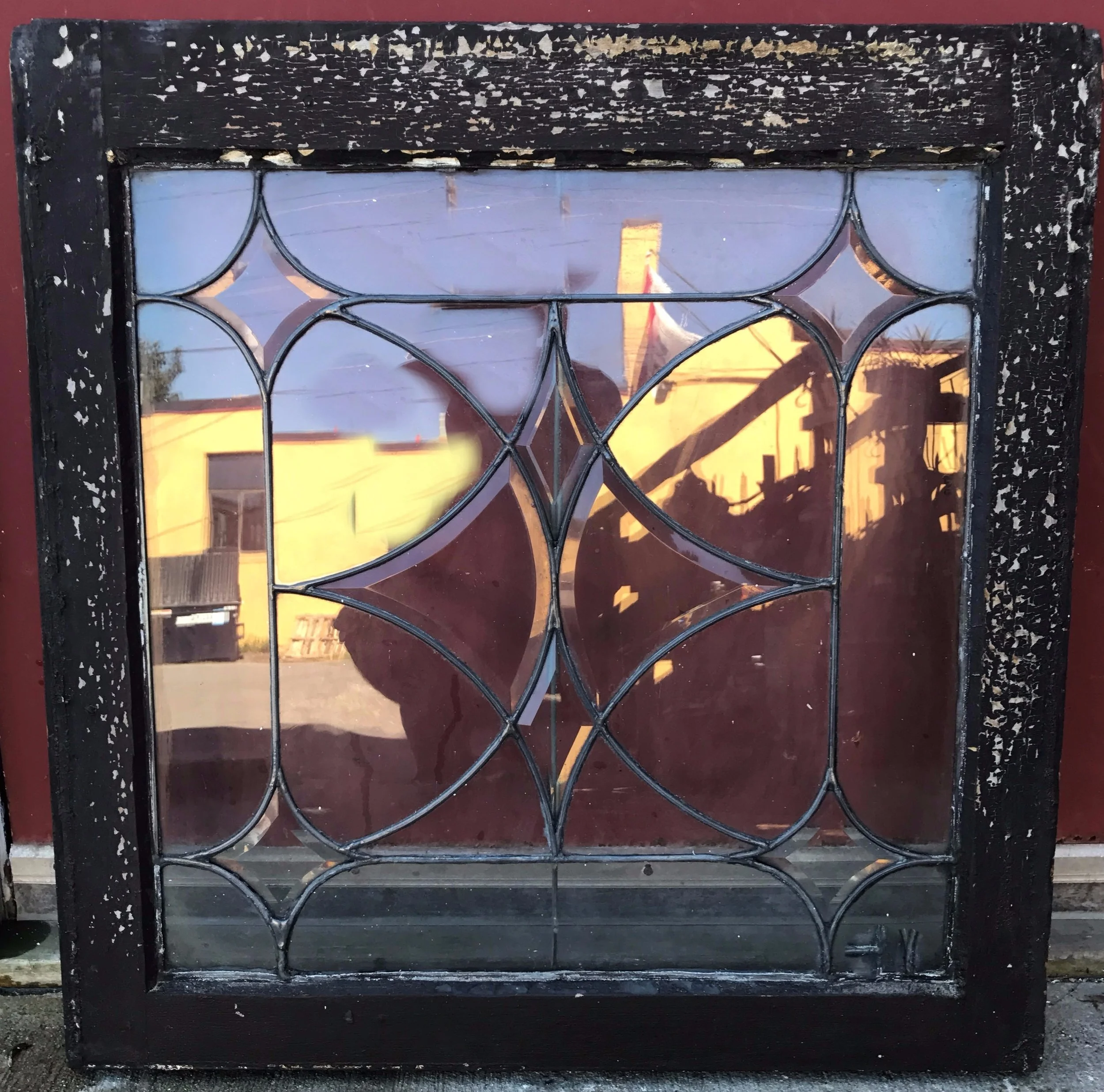 Antique Leaded Glass Window
