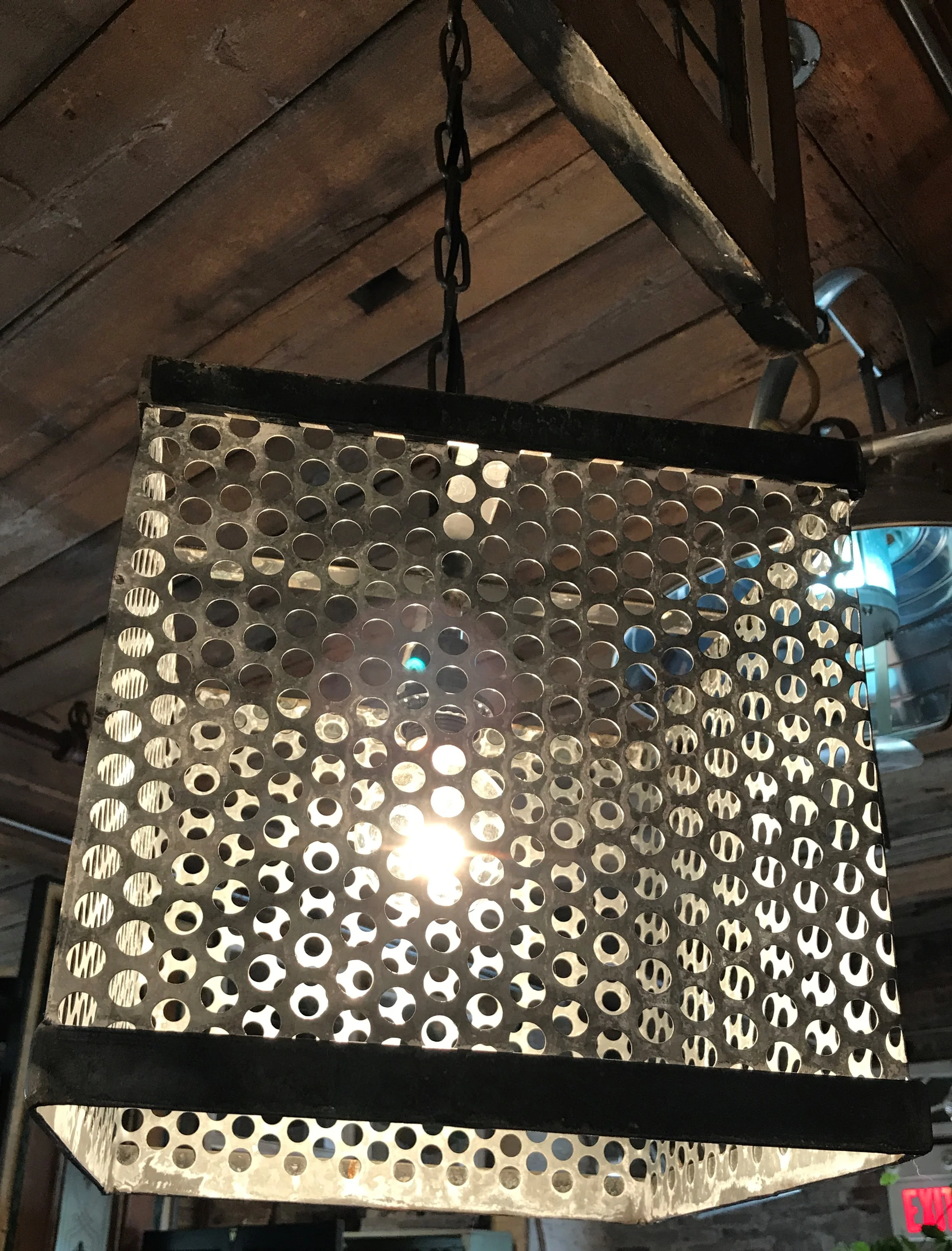 Perforated Squares Pendant lights