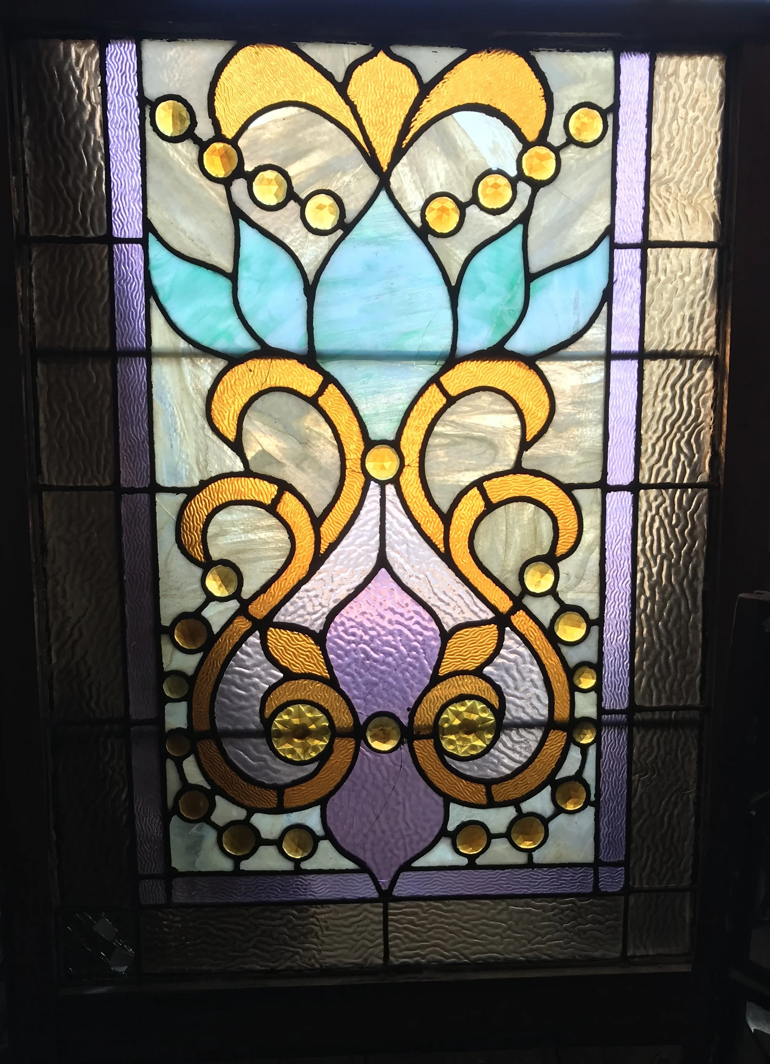 Victorian Jeweled window