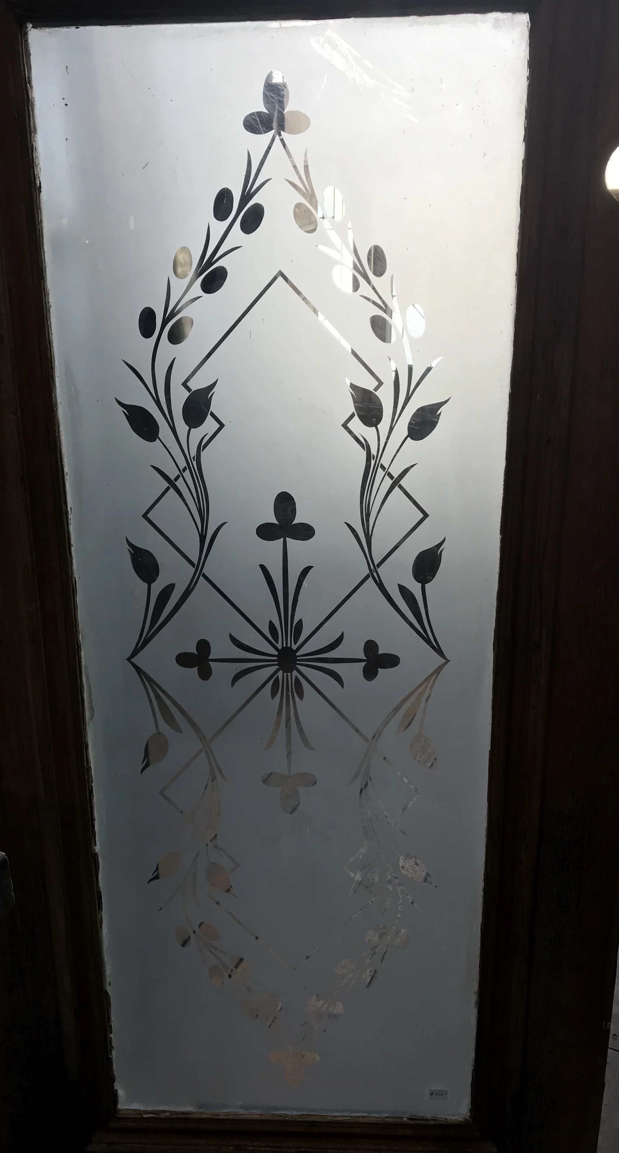 Pair of Acid etched front door panels