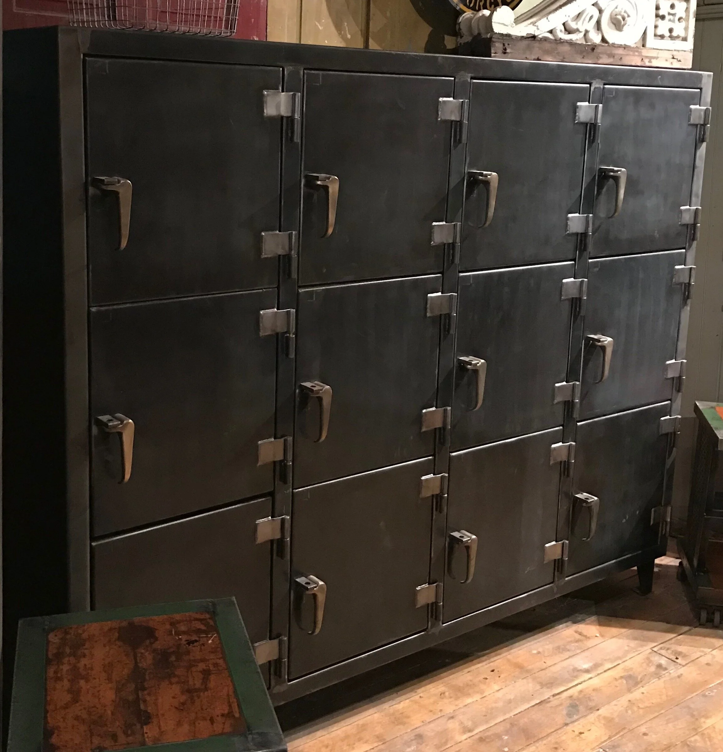 SOLD! Antique Industrial Lockers 
