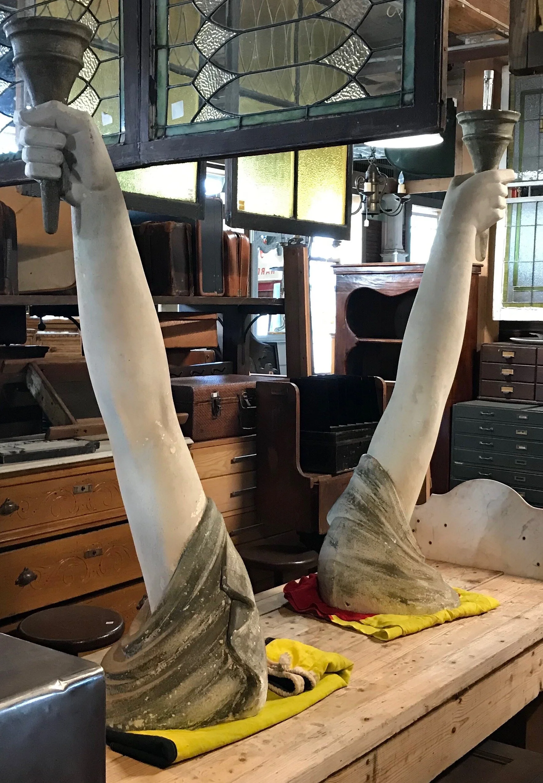 Pair of Liberty Torch Arms