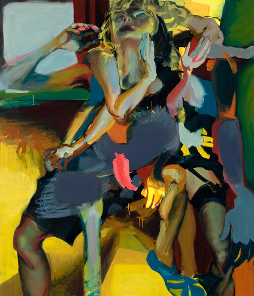 Dancing, 52"x68", oil on canvas, 2008