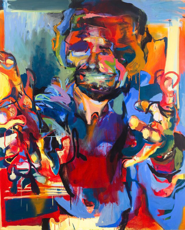 Embrace, 52"x62", oil on canvas, 2010