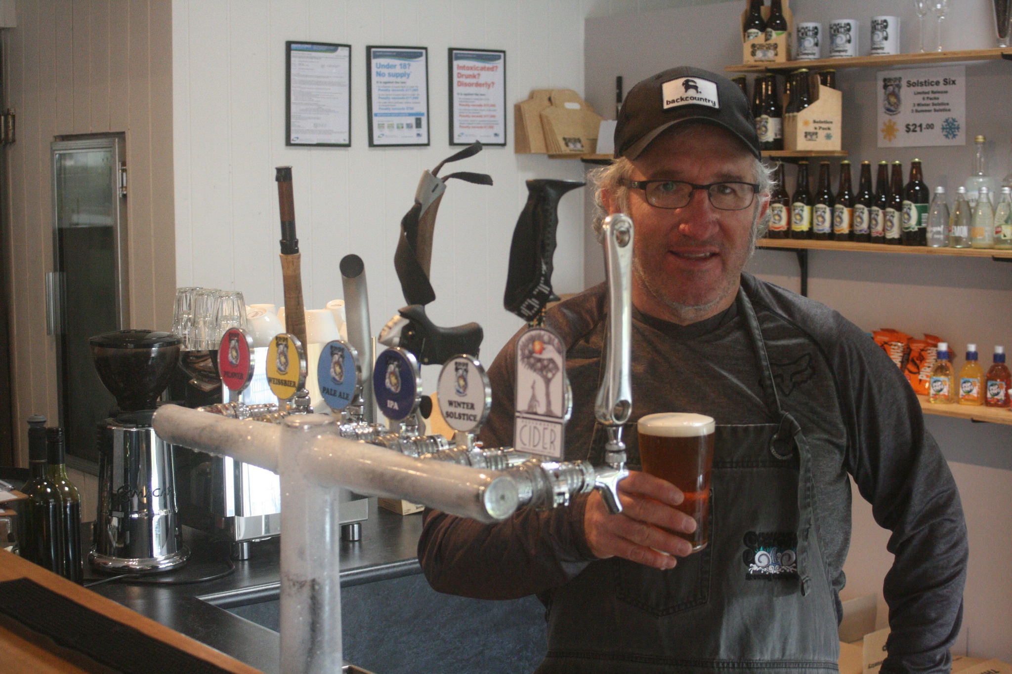 Good beer and mountain bikes