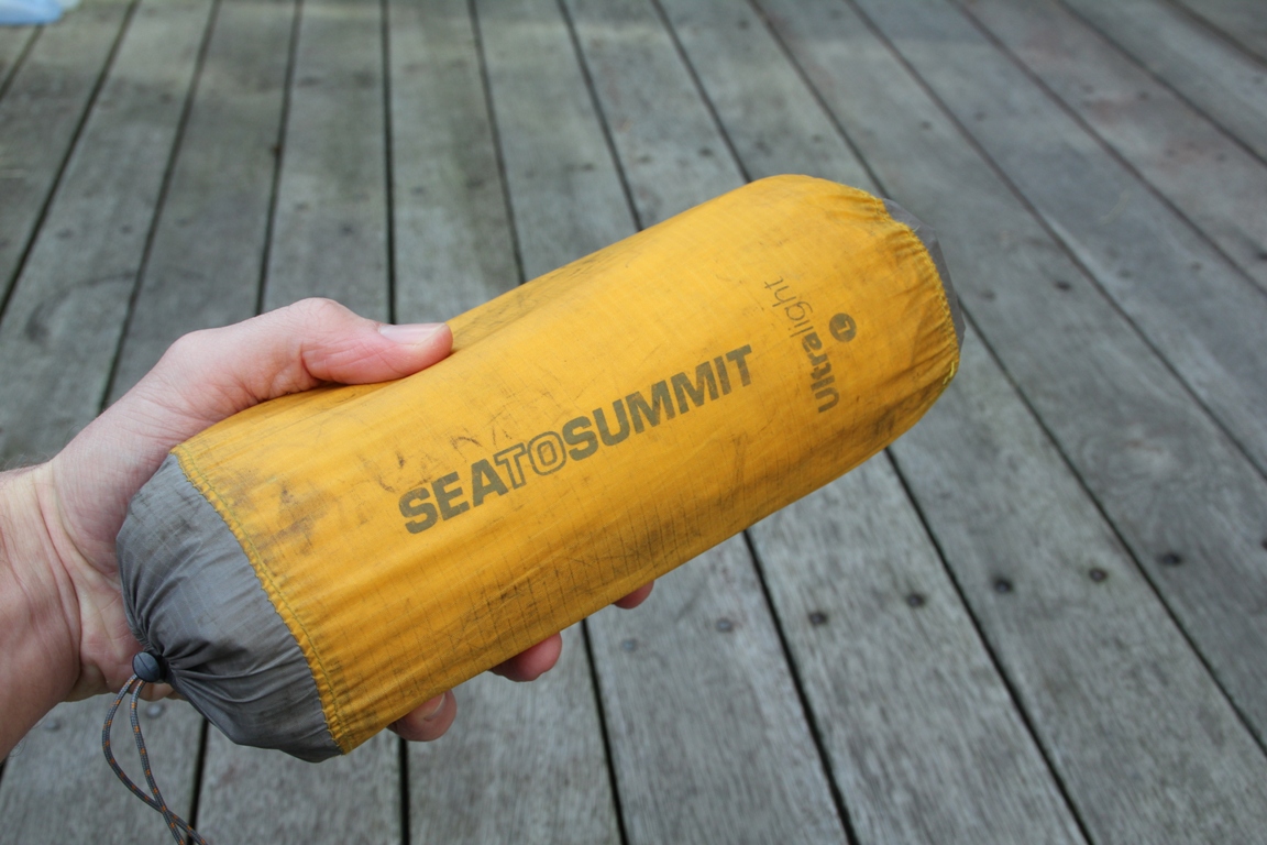 Sea to summit ultralight air mat uninsulated packed
