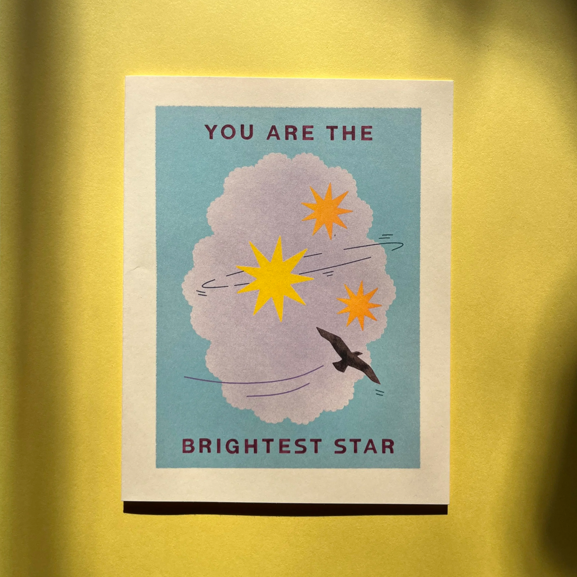 Brightest Star Greeting Card