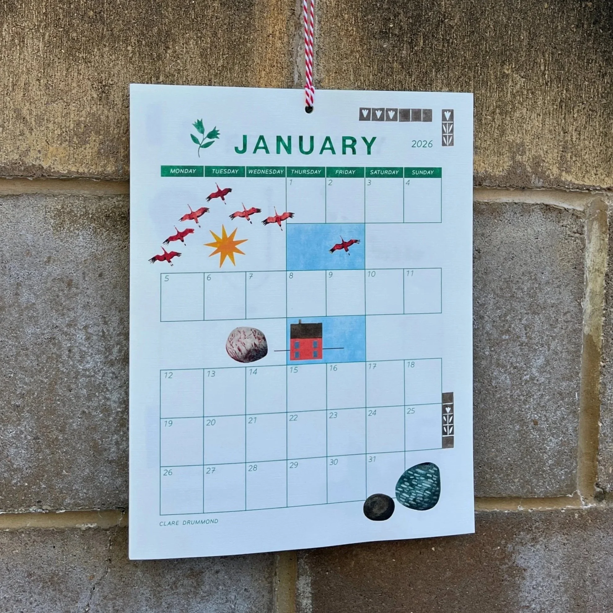 2026 Illustrated Calendar