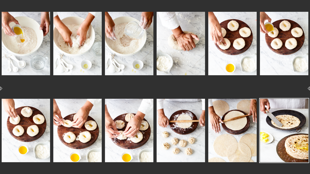 Step by step guide to making Roti. As seen in NZ House & Garden July 2017. Photo by Manja Wachsmuth