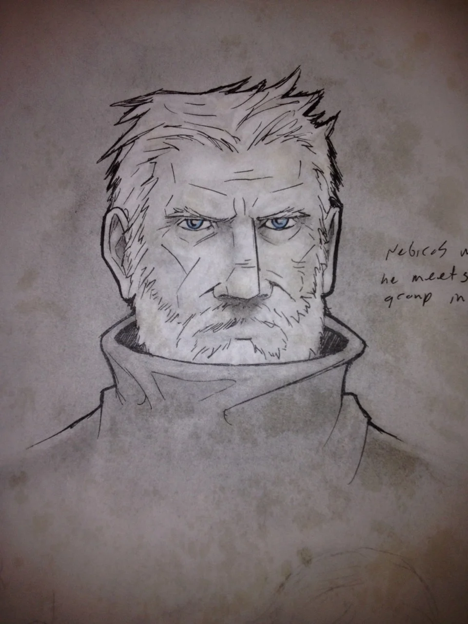 Early rough sketch of Daraden, the Black Henbane by m_scott_hay for the story The August Thorn. ©FarAfield
