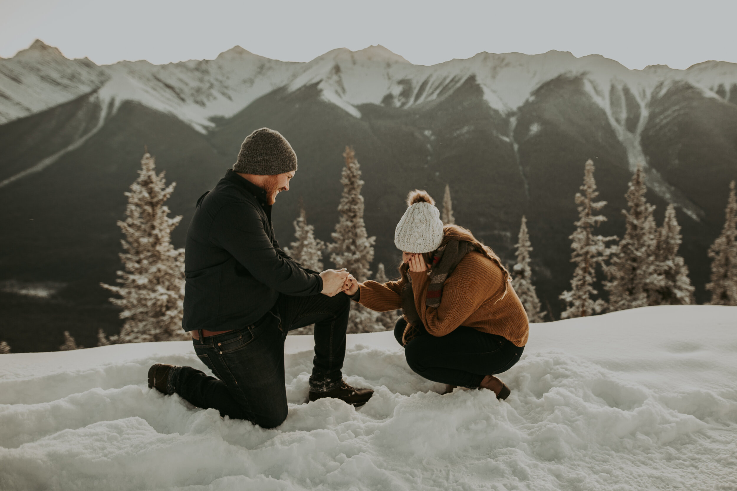 Banff Proposal, Banff Surprise Proposal, Banff Engagement Session, Banff Photographer, Banff Elopement Photographer