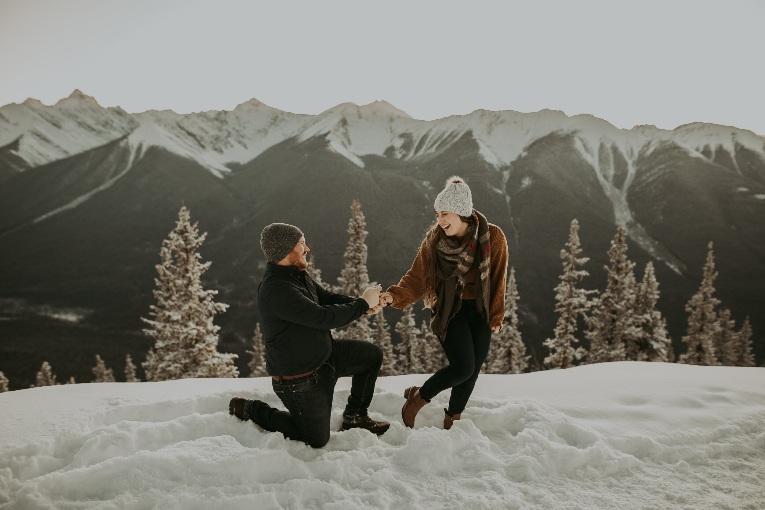 Banff Proposal, Banff Surprise Proposal, Banff Engagement Session, Banff Photographer, Banff Elopement Photographer