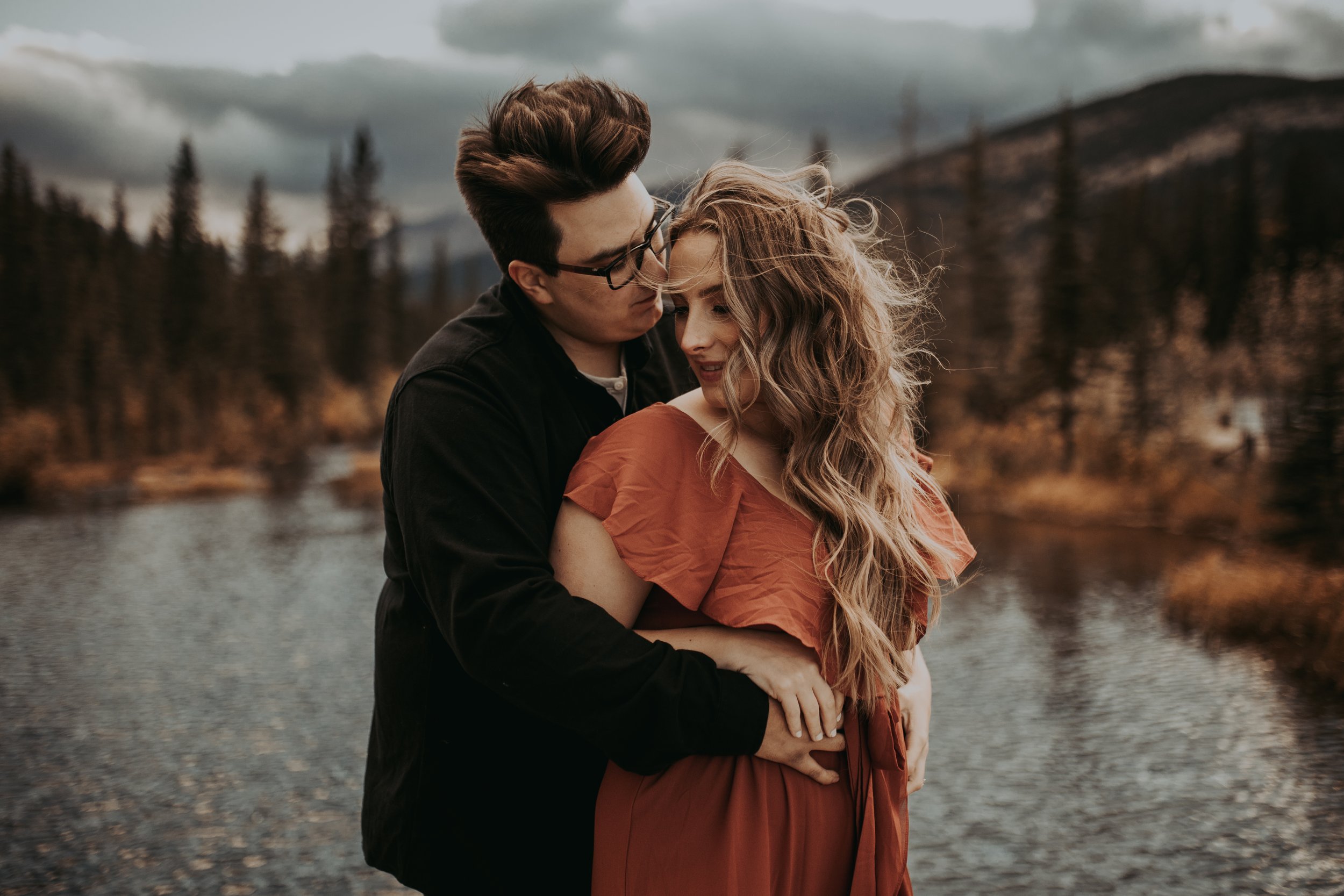 Canmore engagement session, Canmore photographer