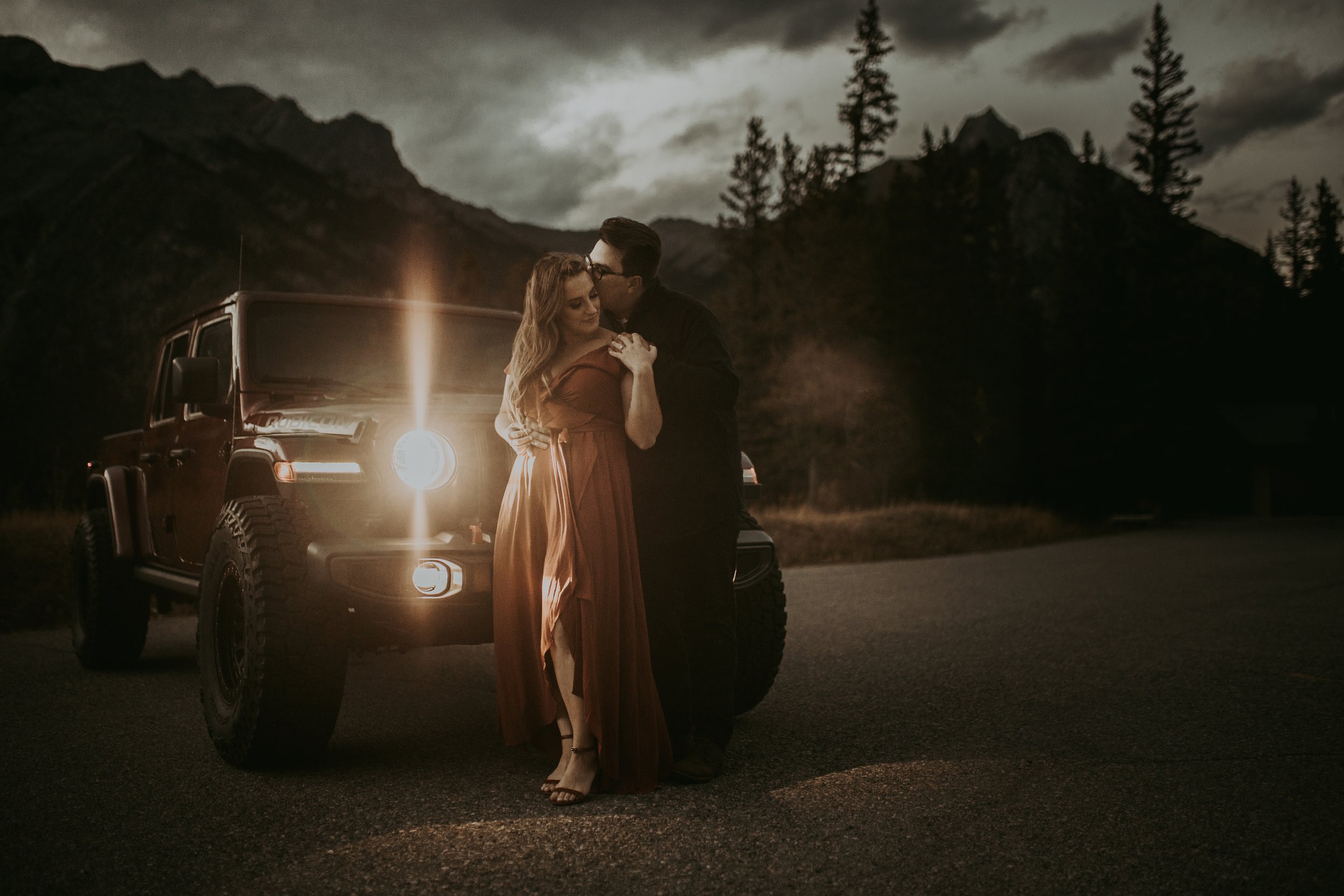 Banff Engagement Session, Canmore engagement photos