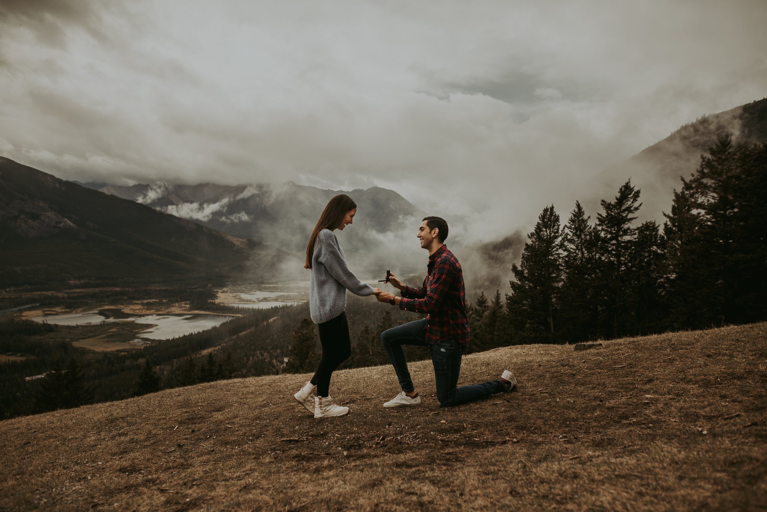 Surprise Proposal, Banff Proposal, Canmore Proposal, Banff photo locations