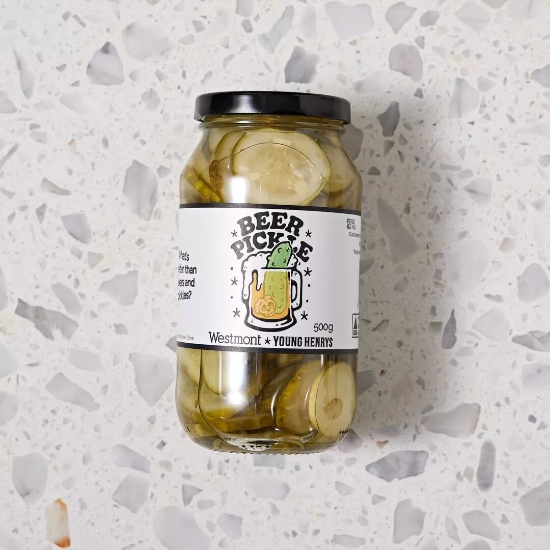 Pickles are better with beers. Which is why we made the Beer Pickle in collaboration with our mates at @younghenrys 🍻