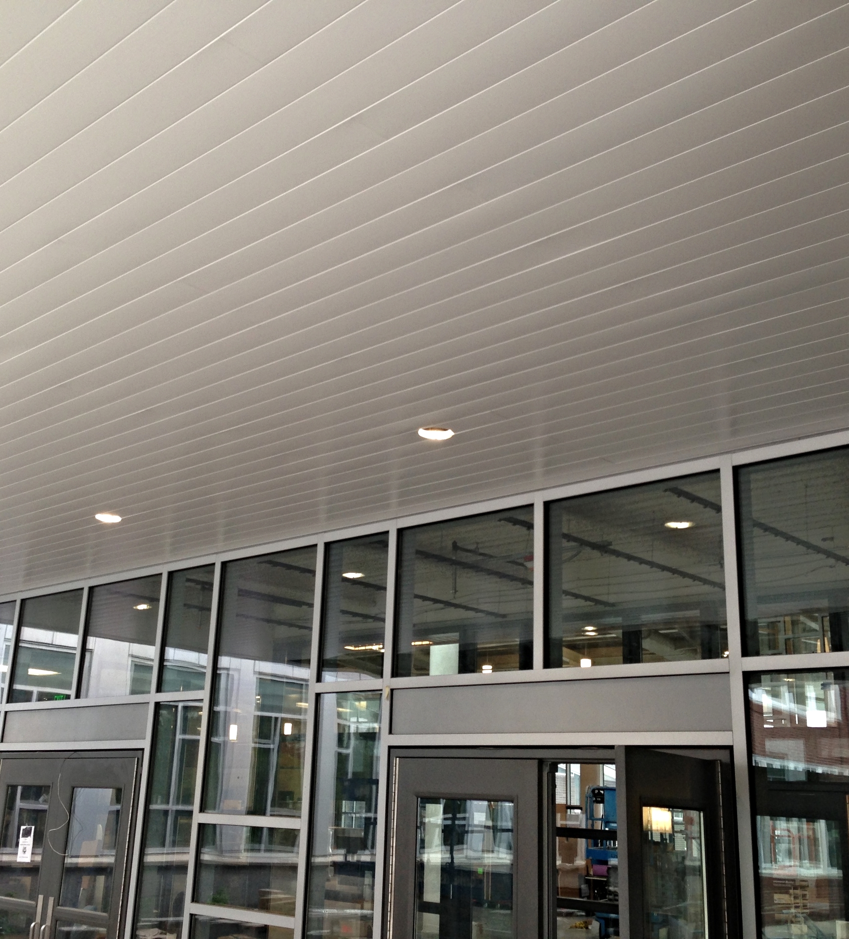Exterior Linear Metal Ceilings