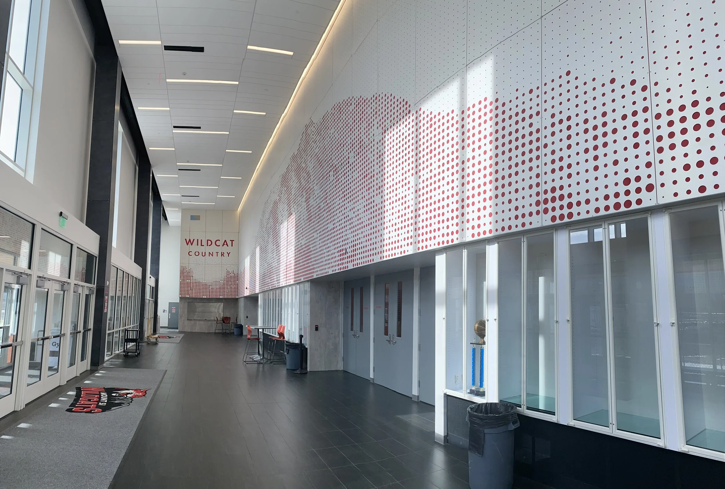 Mt Si HS Optima Ceiling and Metal Wall Panels.JPG
