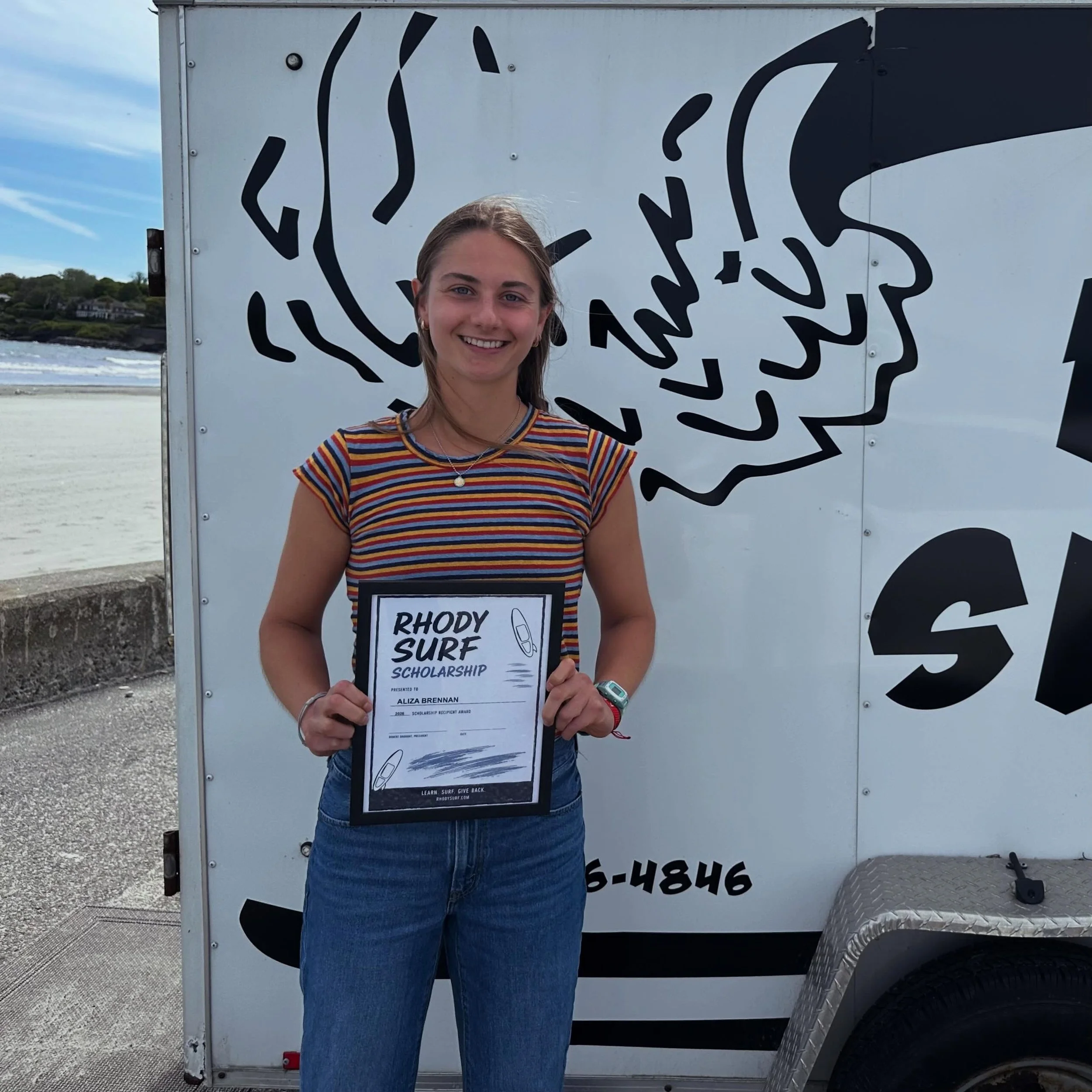 🎓🎓 With our official opening weekend and the unofficial start of summer - we&rsquo;re stoked to announce the winner of our 2nd annual Rhody Surf Scholarship:

Aliza Brennan of Middletown High School

Aliza&rsquo;s essay reflected on how challenging
