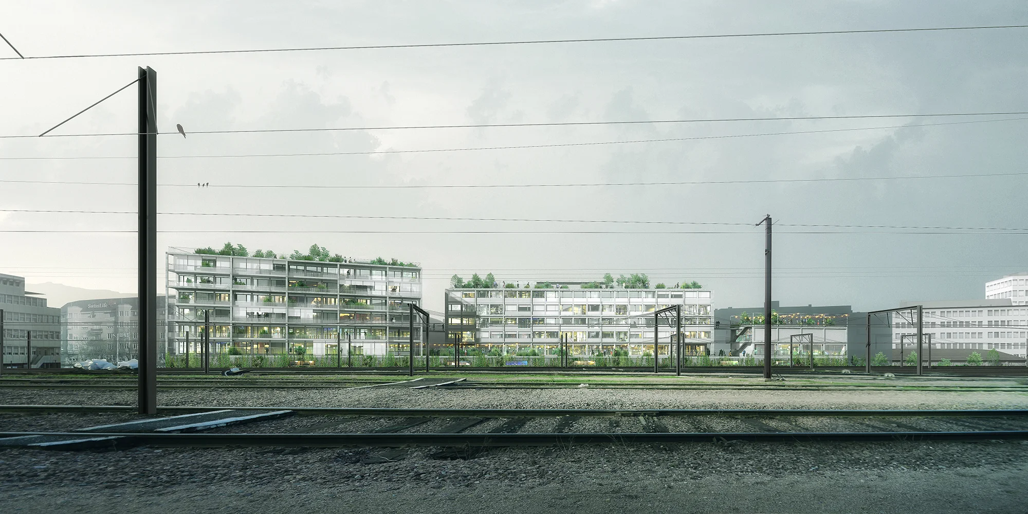 This project was developed while I was with EM2N in collaboration with Fabian Hörmann, Aljosha Kotnjek, Mathias Müller, Daniel Niggli, Ilja Maksimov, K.Scheffer and Krzysztof Marciszewsk. More information on the EM2N website . This project has been published on Beta Architecture and Afasia . This project was awarded the competition 4th prize.