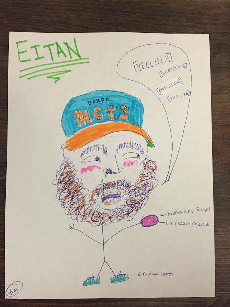 Eitan in a Mets Hat