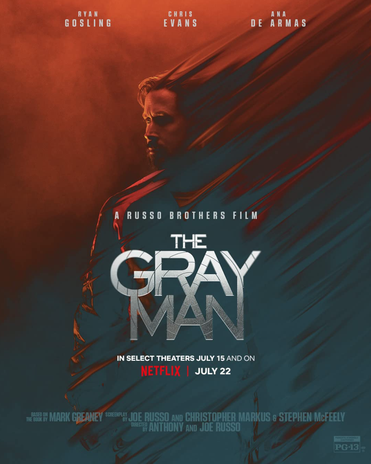 See Ryan Gosling, Chris Evans, and Ana de Arms in The Gray Man Trailer