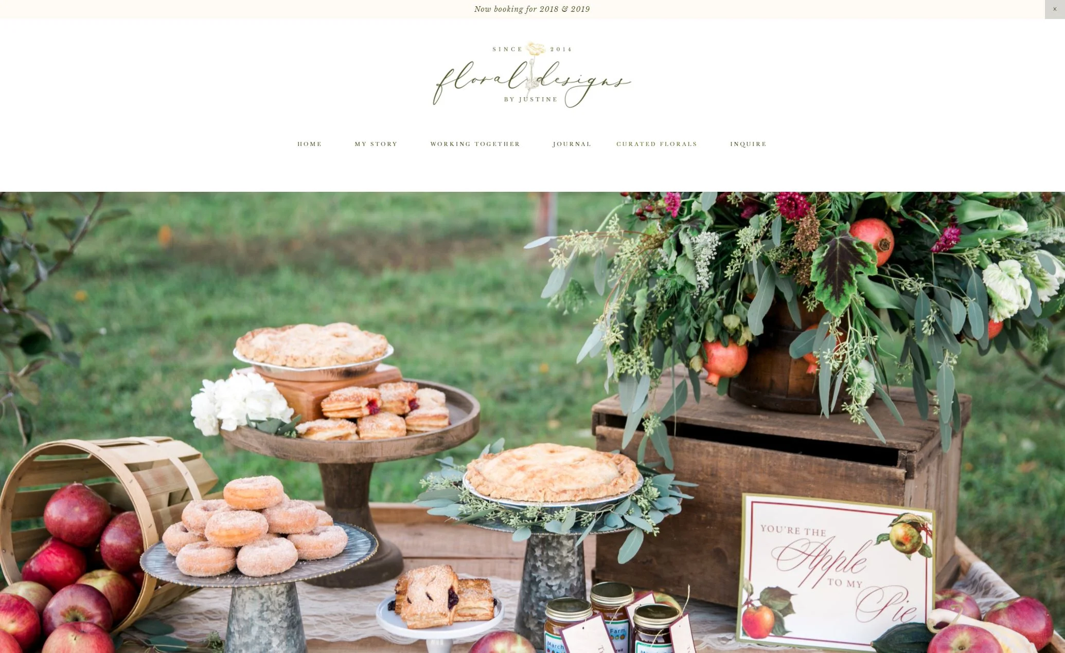 Brand and Website Launch | Floral Designs by Justine