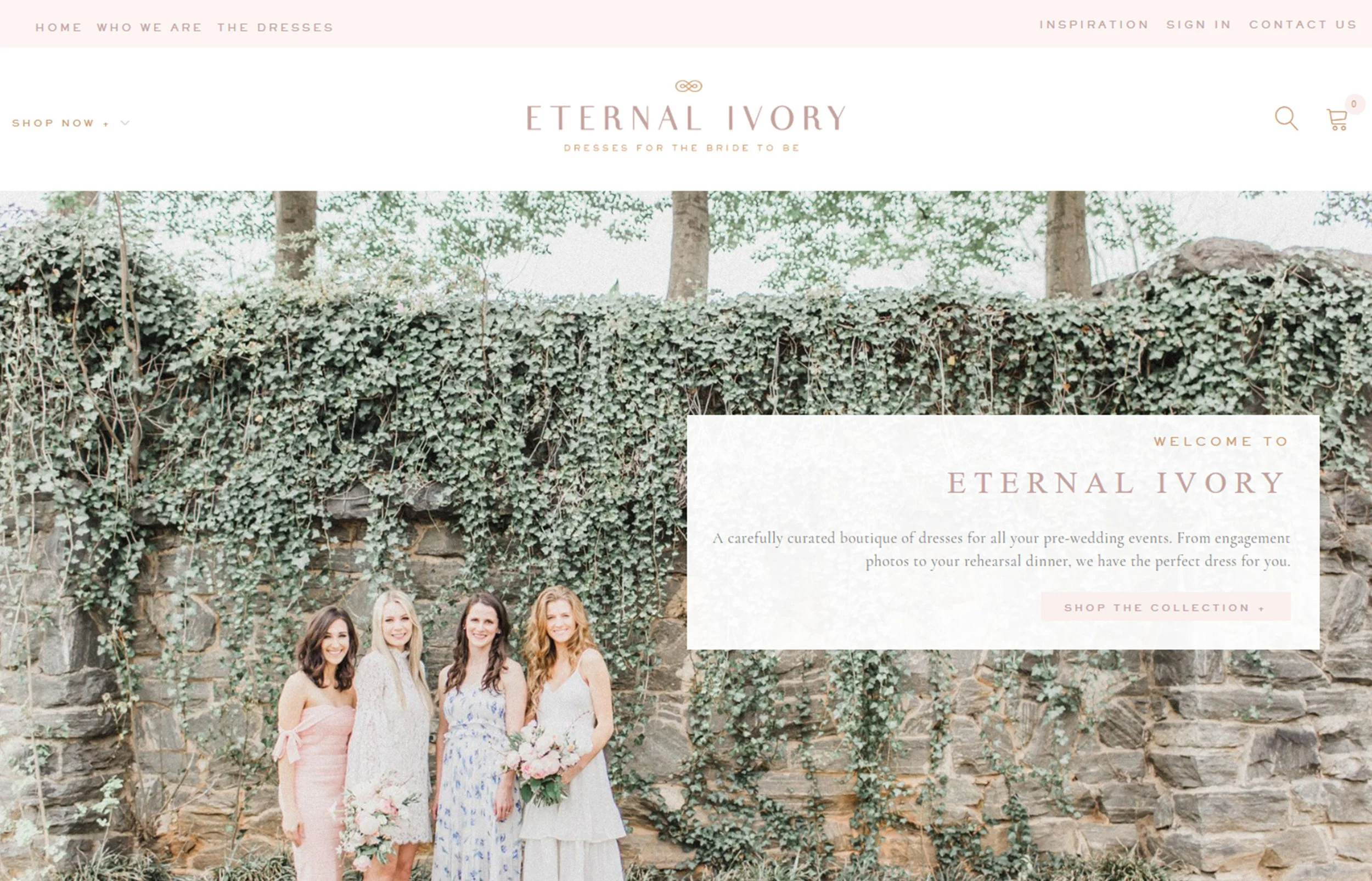 Brand & Website Launch | Eternal Ivory