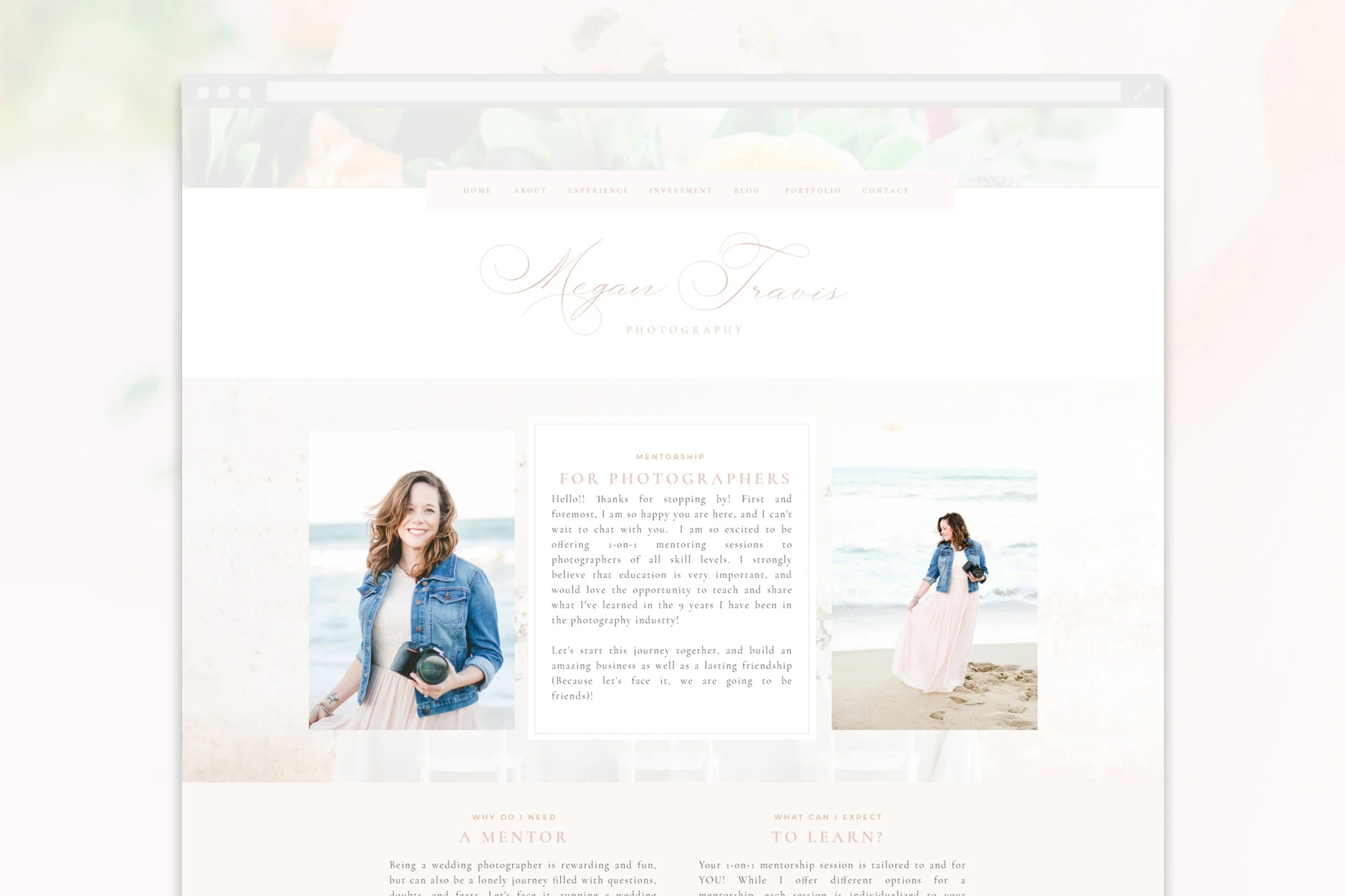 Brand &amp; Website Launch | Megan Travis Photography