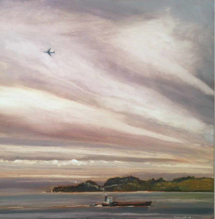 untitled oil on board 32"x32"
