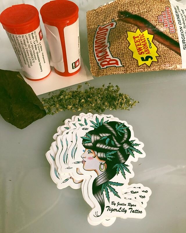 Heeeey man you know it&rsquo;s 4/20 all month long? 🤯 who&rsquo;s smoking their way through quarantine? Celebrate in style with yer very own TLT Mary Jane sticker! Available on our website (link in bio) or FREE with the purchase of a gift certificat