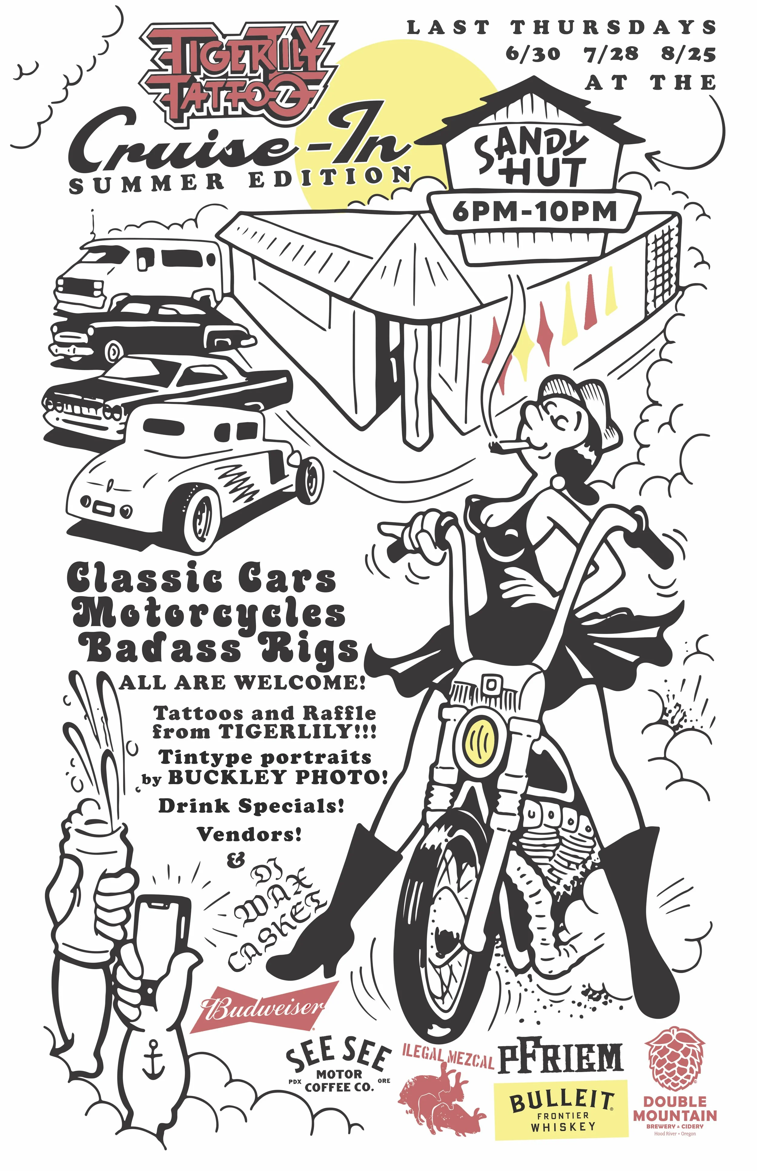 TigerLily x Sandy Hut Cruise Nights! 