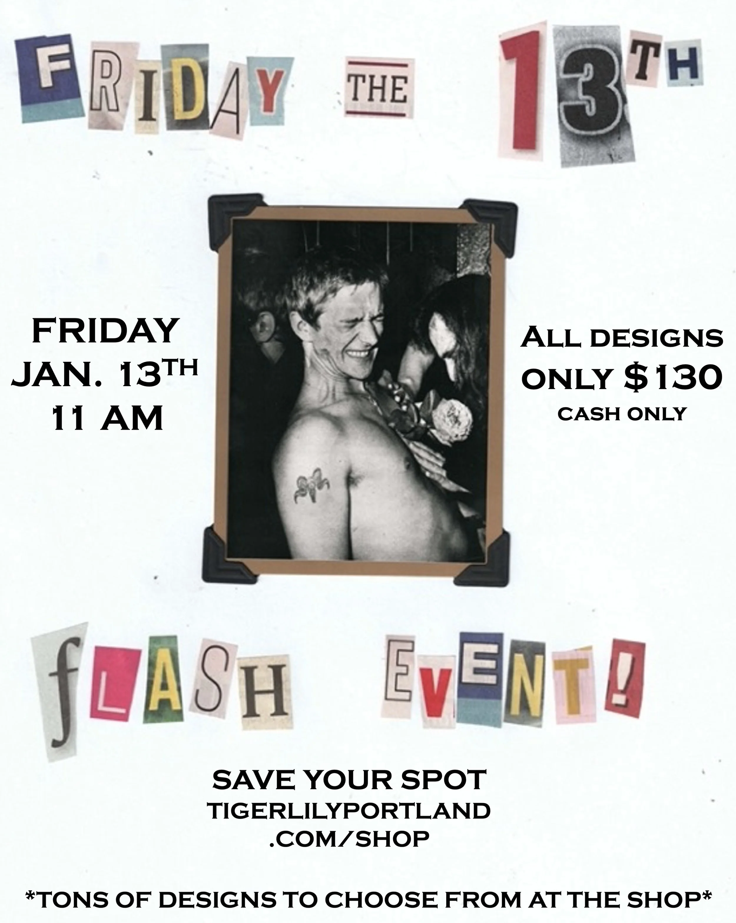 FRIDAY THE 13TH FLASH EVENT