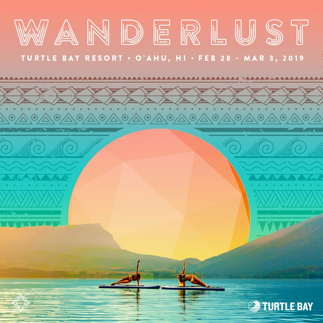 Deepen your practice, nurture your soul and gather with like-minded people from across the country on one of the stunning beaches in the world. Join me in 2019 at @WanderlustFest O'ahu Feb 28 - March 3 at @turtlebayresort on O'ahu's North Shore. Purchase your tickets online at wanderlust.com/festivals . #WanderlustFestival #WanderlustOahu #Wanderlust2019