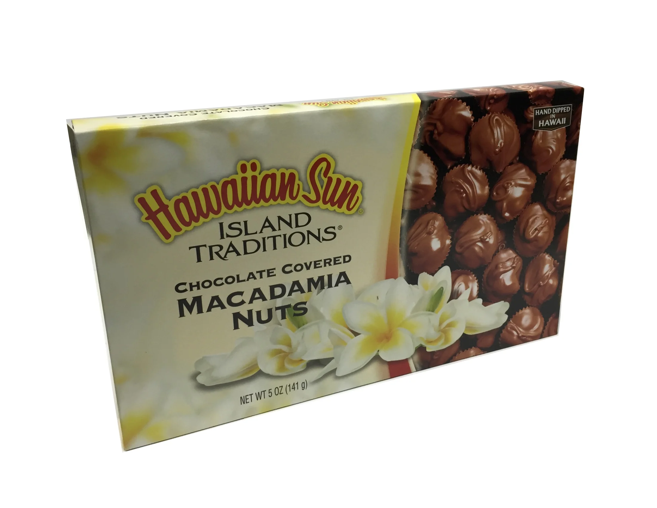 Hawaiian Sun PREMIUM HAND DIPPED CHOCOLATE COVERED MACADAMIA NUT MADE