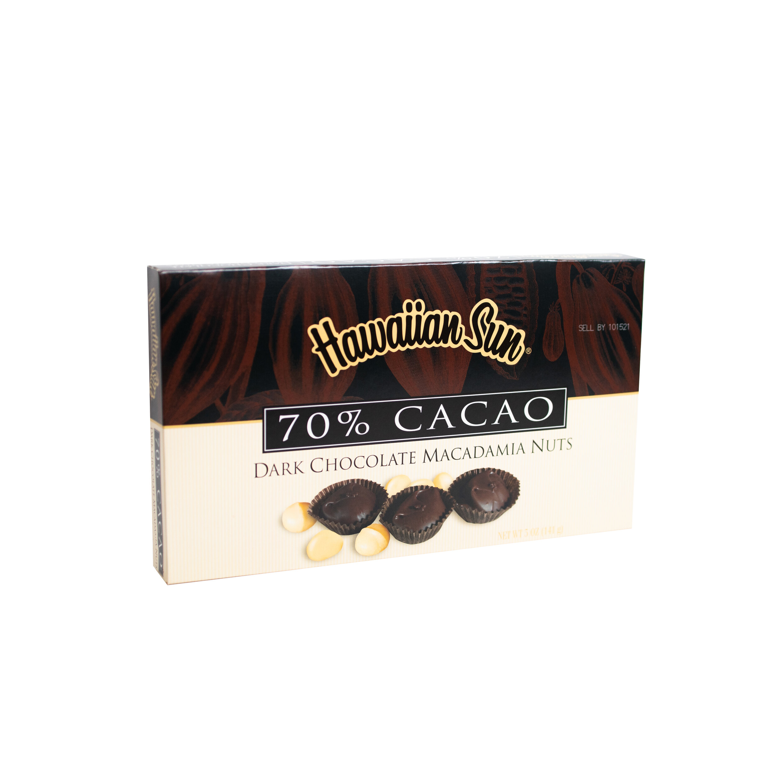 70% Cacao Chocolate Covered Macadamia Nuts