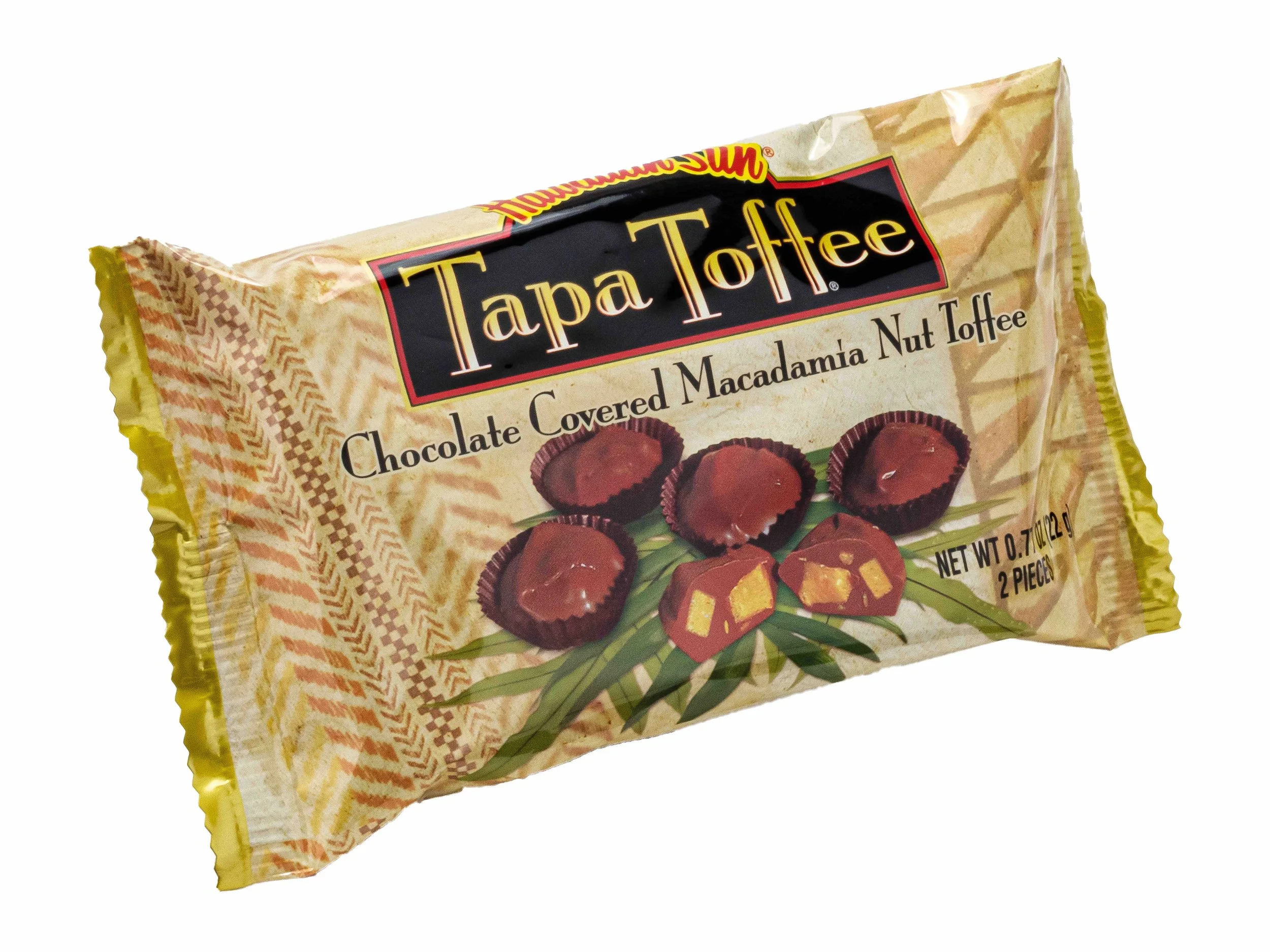 Hawaiian Sun Tapa Toffee Chocolate Covered Macadamia Nut Toffee