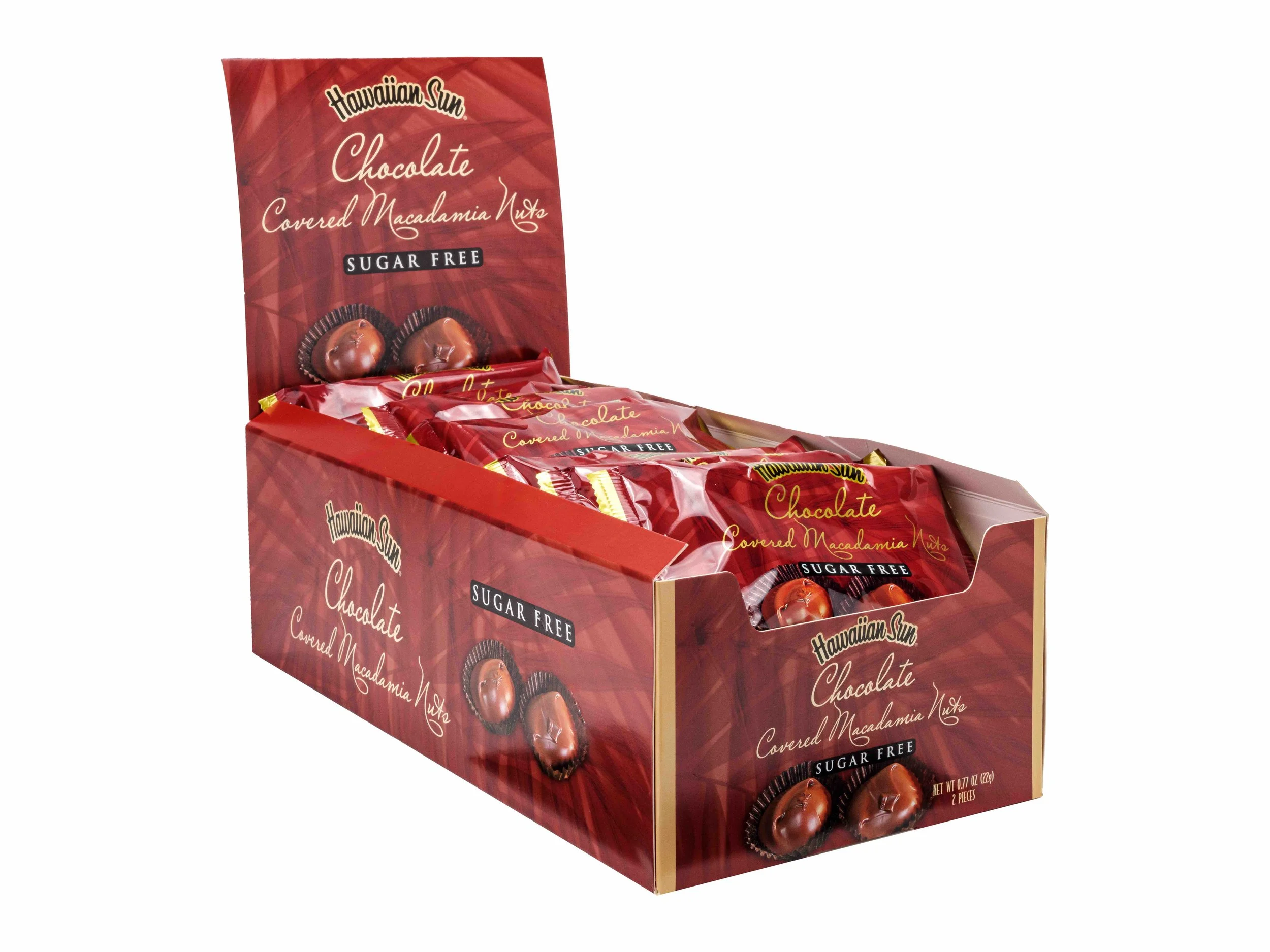 Hawaiian Sun Sugar Free Chocolate Covered Macadamia Nuts