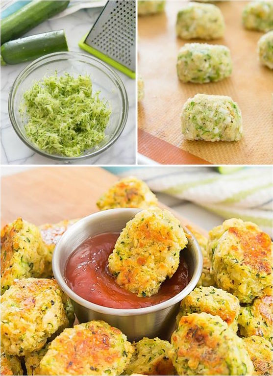 Parmesan Zucchini Tots