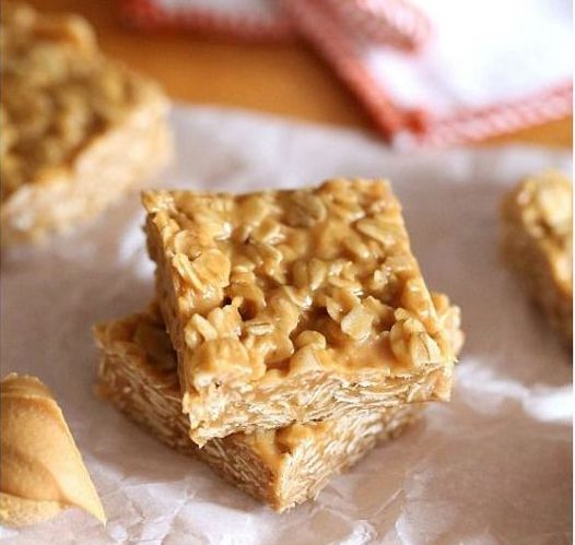 Peanut Butter Oat Squares