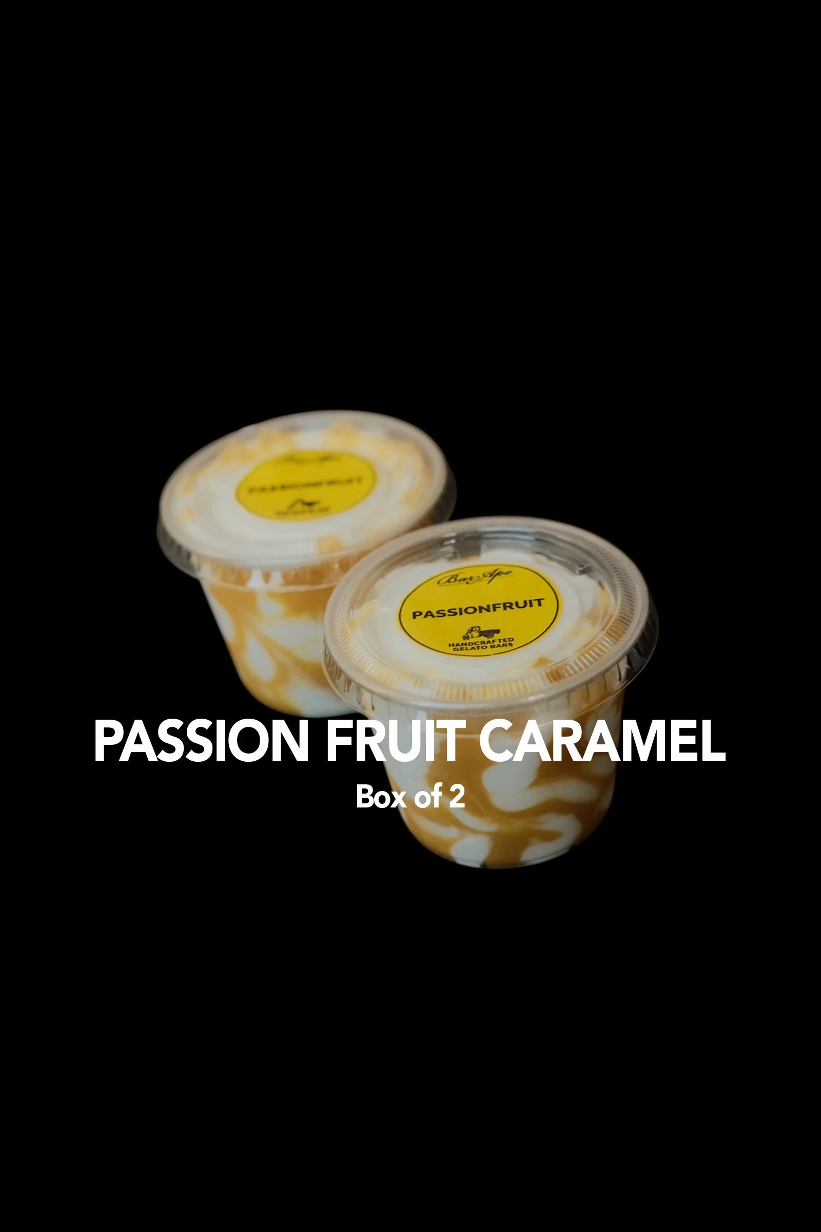 Passion Fruit Caramel Sundae (2 Cups)