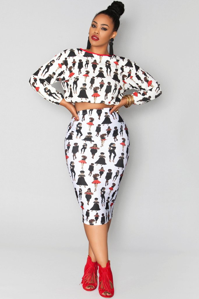 Black Girls Rock, and Rue 107 knows it! This exclusive print showcases women of all sizes and shapes. I freakin love it.