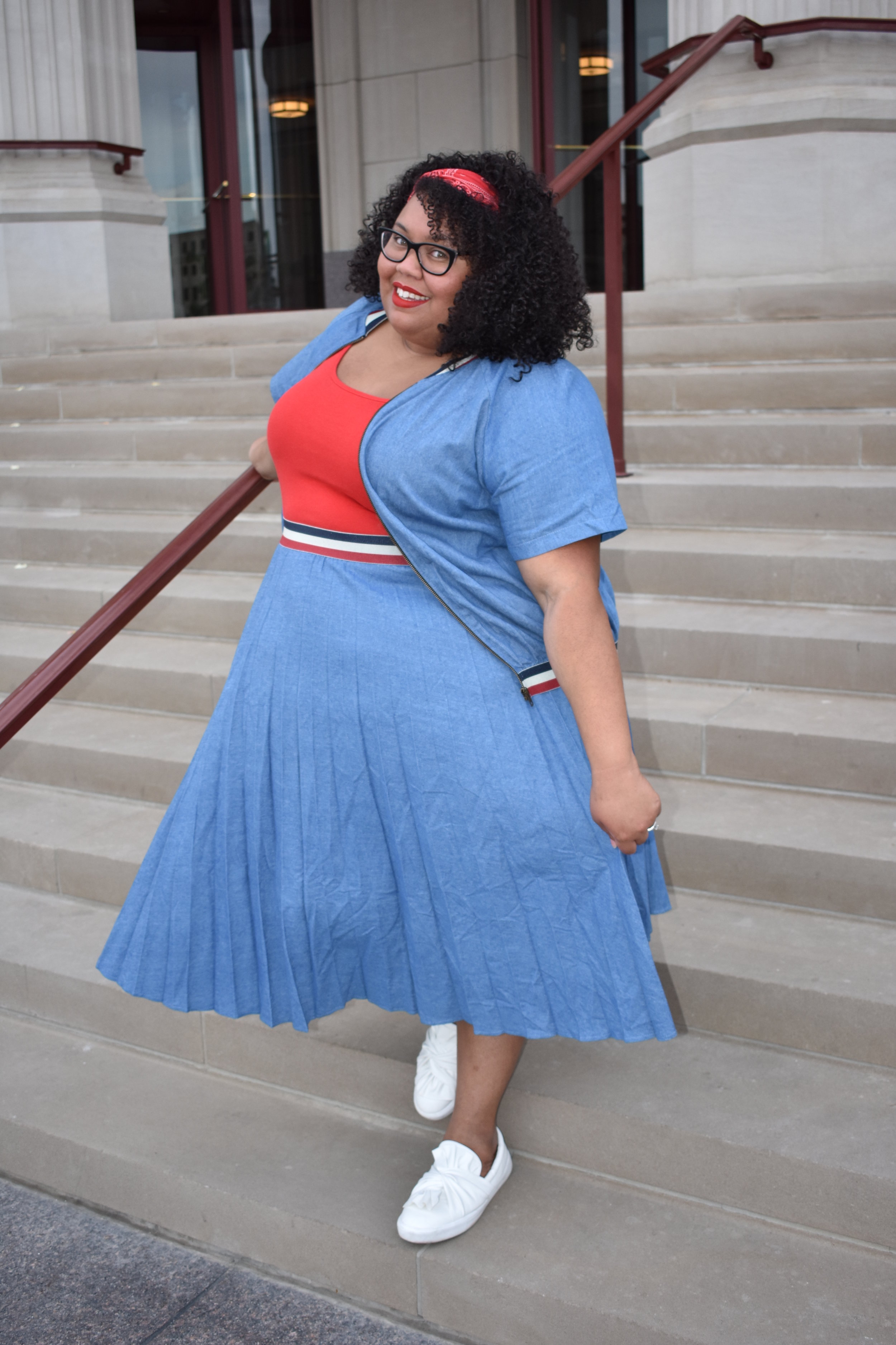 Twirling in Denim from Summer to Fall