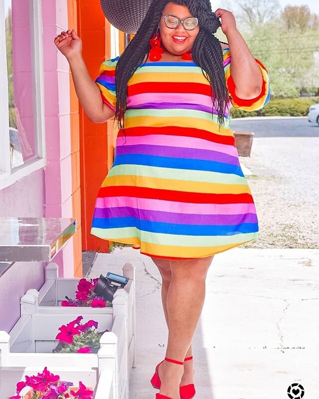 Today has been a good day! Finding joy in this dress made for dreamers! Several of y'all loved it and I'm happy to announce it's back in-stock and on a major sale! This dress has already sold out once, so run...don't walk! Follow me over on @liketokn