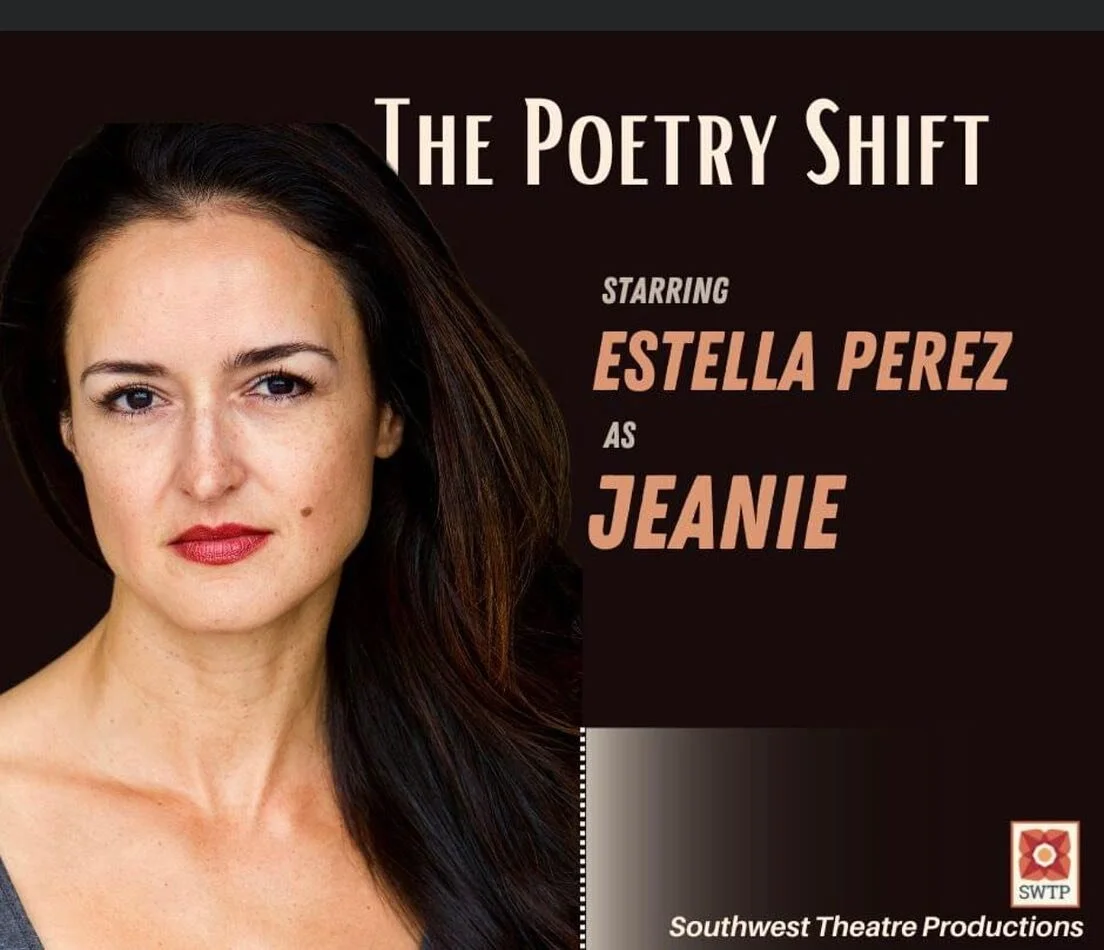 I am thrilled to be stepping out of my comfort zone and on stage with @southwesttheatreaustin as ..
JEANIE
&ldquo;Well Lydon, sometimes it&rsquo;s other people who put labels on you.&rdquo;
THE POETRY SHIFT by Daniel Born
Directed by Kat Sparks
Feb 1